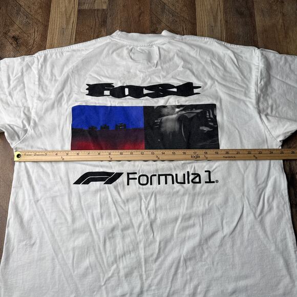 Pacsun x Formula 1 T-Shirt Men's 2XL White Short Sleeve Racing Grand Prix 6094 - Picture 7 of 8